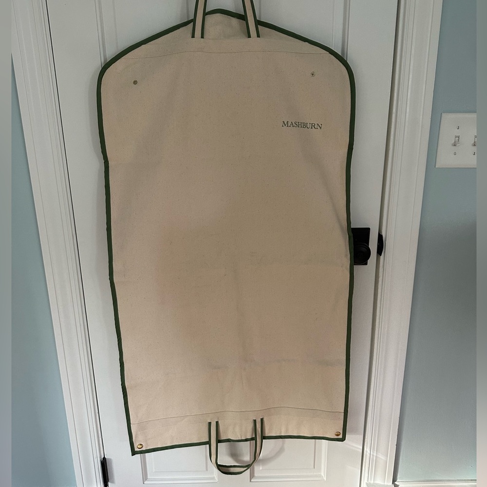 Sid Mashburn Canvas Garment Bag for Suits and Travel
